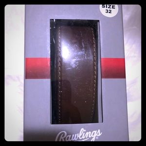 Rawlings leather reversible belt